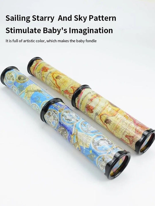 2 Pcs Magic Kaleidoscope.Stretchable Long Old World Kaleidoscope Classic Toys - Chys Thijarah