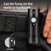Mini Torch LED Rechargeable Flashlight High Power CampingTorch with Tail Magnet - Chys Thijarah