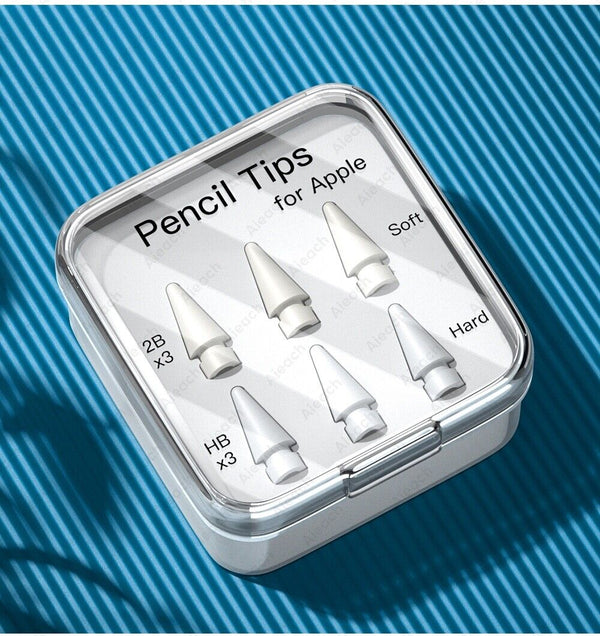 Pencil Tips For Apple Pencil 1st 2nd Generation Double Layer 2B & HB & Thin Tips - Chys Thijarah