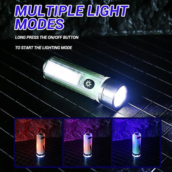 Mini powerful multi use Rechargable Flashlight - Chys Thijarah