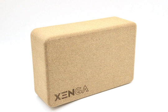 Xenga High Quality Premium Natural Cork Yoga Block 3 x 6 x 9" New - Chys Thijarah