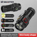 MINI Strong EDC 3LED Flashlight Portable 18350 Battery with Tail Magnet Pen Clip - Chys Thijarah