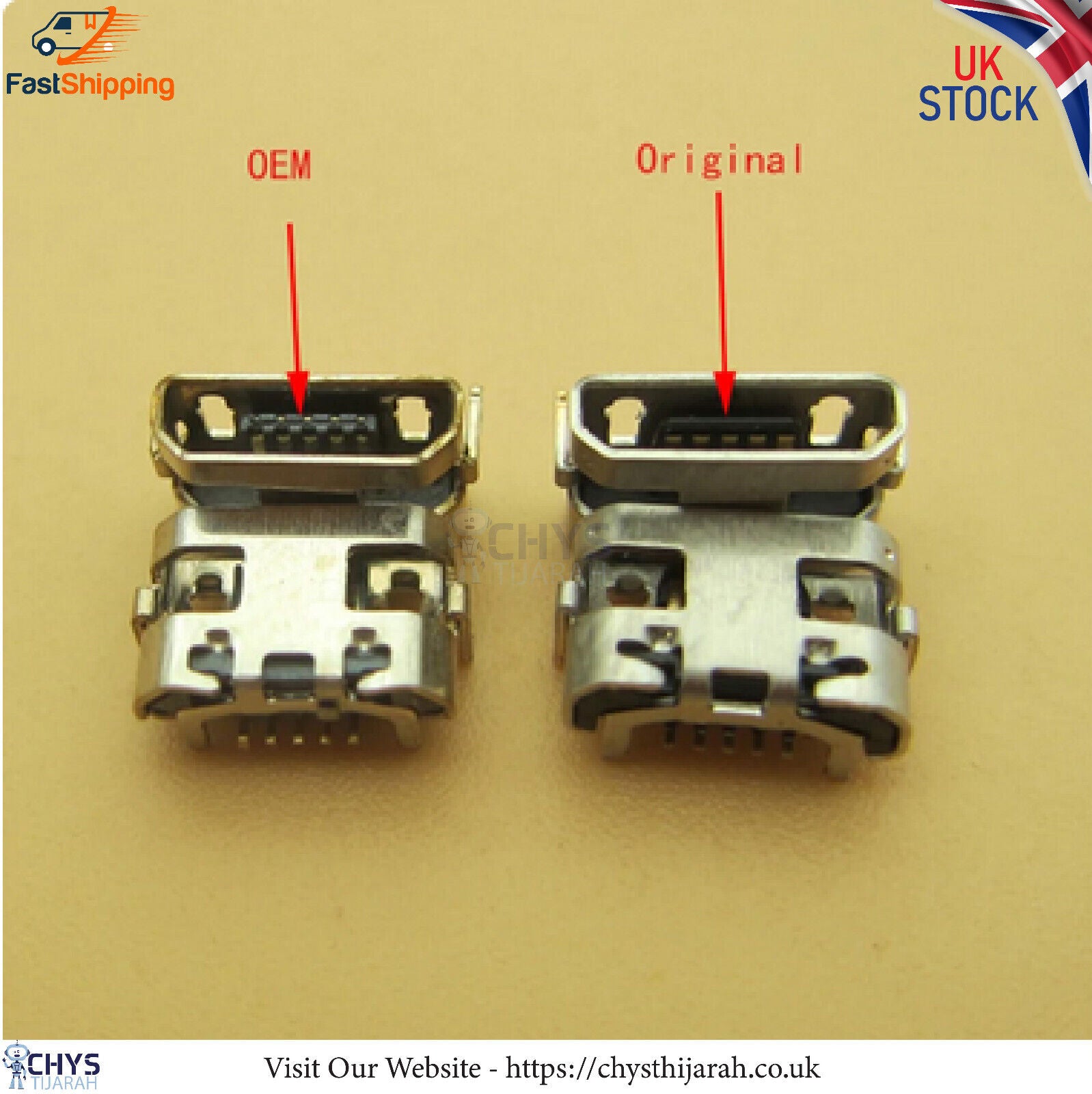 For Huawei Y5 II CUN-L01 Micro USB Charging Port Charger Connector Replacement - Chys Thijarah