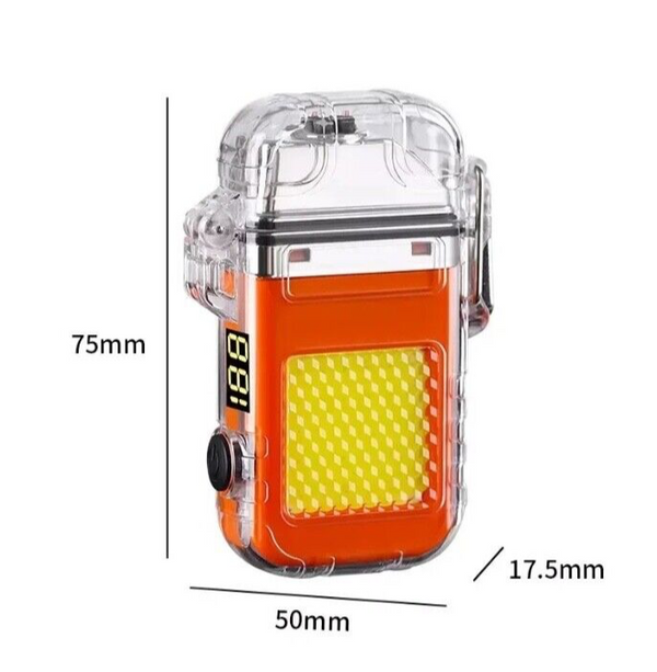 Dual Arc EDC outdoor camping waterproof Rechargeable Light lighter - Chys Thijarah