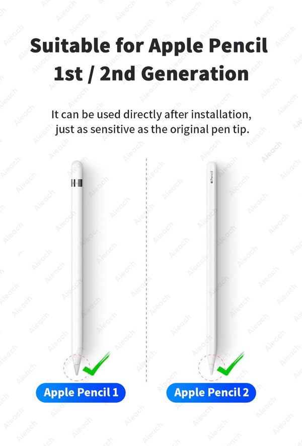 Pencil Tips For Apple Pencil 1st 2nd Generation Double Layer 2B & HB & Thin Tips - Chys Thijarah