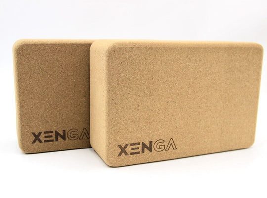 Xenga High Quality Premium Natural Cork Yoga Block 3 x 6 x 9" Brand New - Chys Thijarah