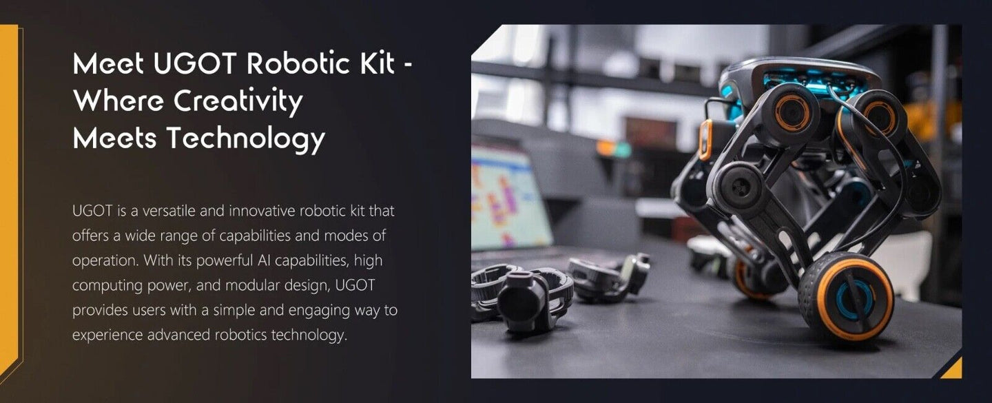 UGOT Al Robotic Kit FULL KIT 7 IN 1 SMART BUILDING ROBOT KIT BY UBTECH - Chys Thijarah