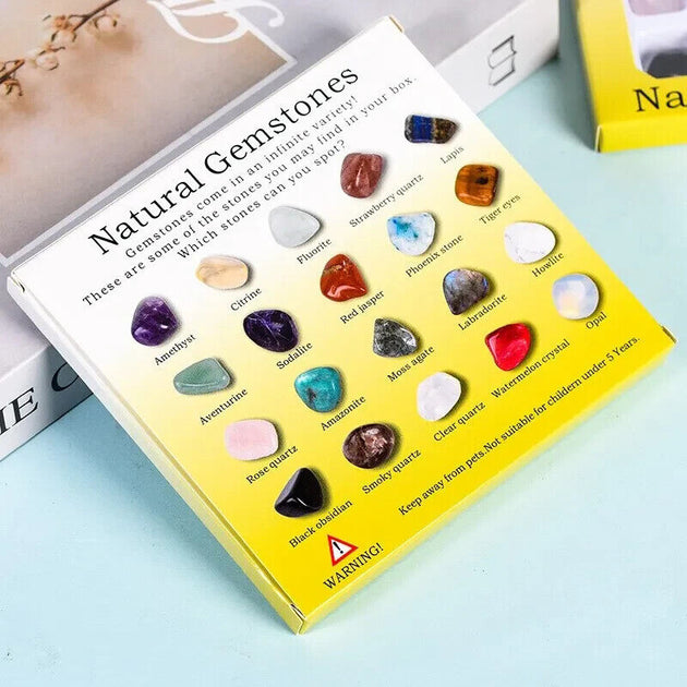 Natural Gemstones Crystal Natural Semi-Precious Stone collection gift for kids - Chys Thijarah