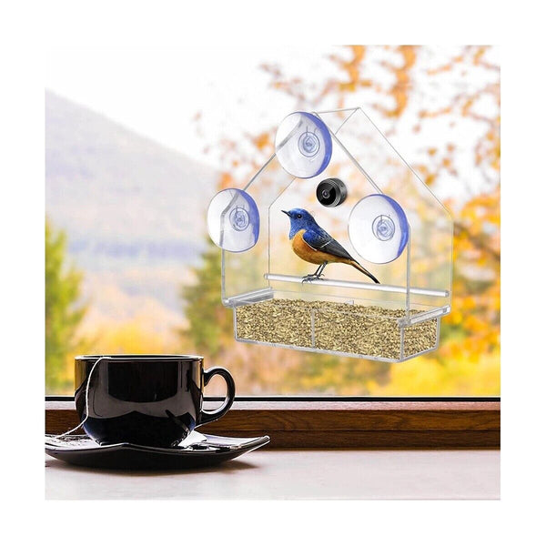 Bird Feeder Camera Clear Window Outside Birdhouse for Close Up View - Chys Thijarah