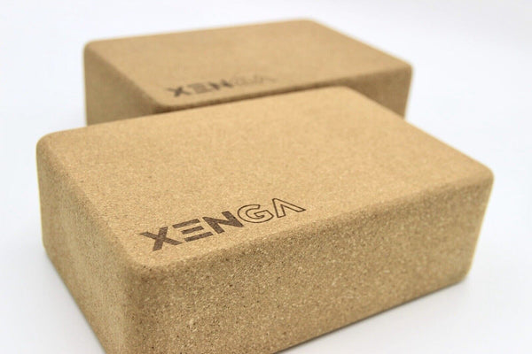 Xenga High Quality Premium Natural Cork Yoga Block 3 x 6 x 9" New - Chys Thijarah