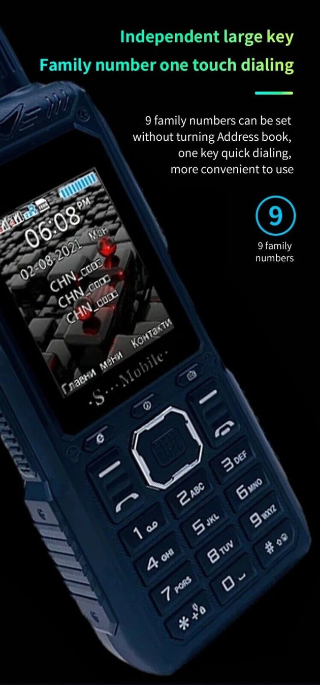 3 sim large capacity Power bank camping mobile phone with good signal - Chys Thijarah