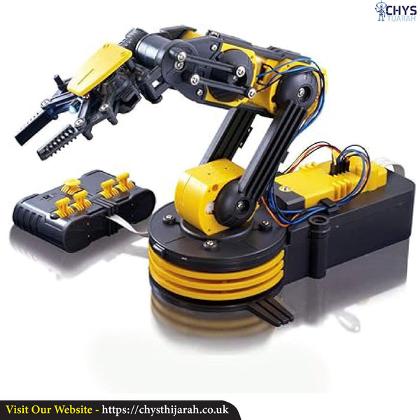 Build Your Own Robot Arm - Battery Powered Motorised STEM Project - Chys Thijarah