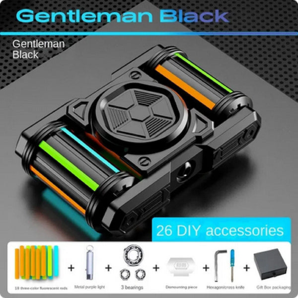 Tank 101-Black Fidget Spinner Metal EDC Toy Creative Adults Gift Fingertip - Chys Thijarah