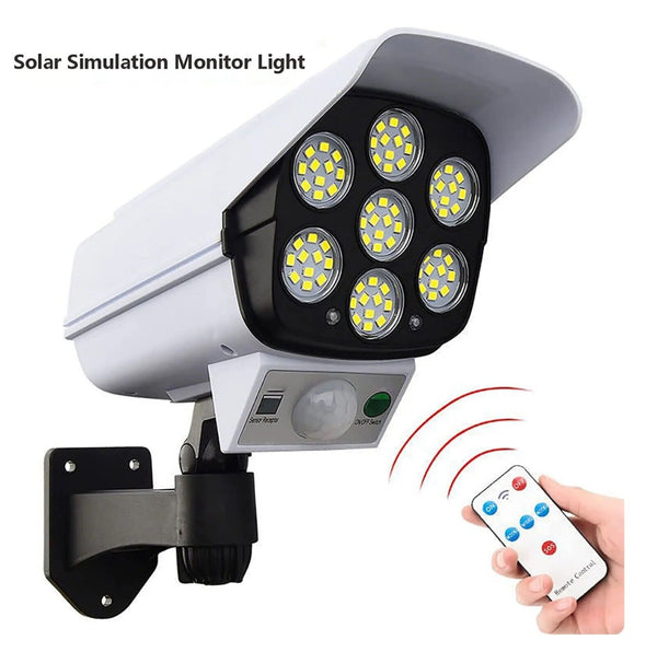 Solar Outdoor Security Light with motion sensor and remote - Chys Thijarah