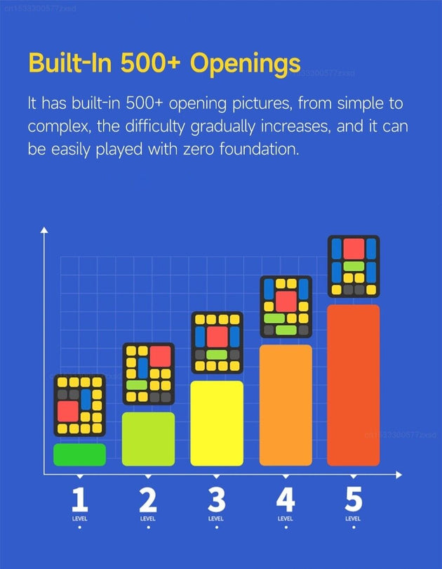 Giiker Super Slide 500+ game Levels Brain Teaser Puzzle kids gift Huarong - Chys Thijarah