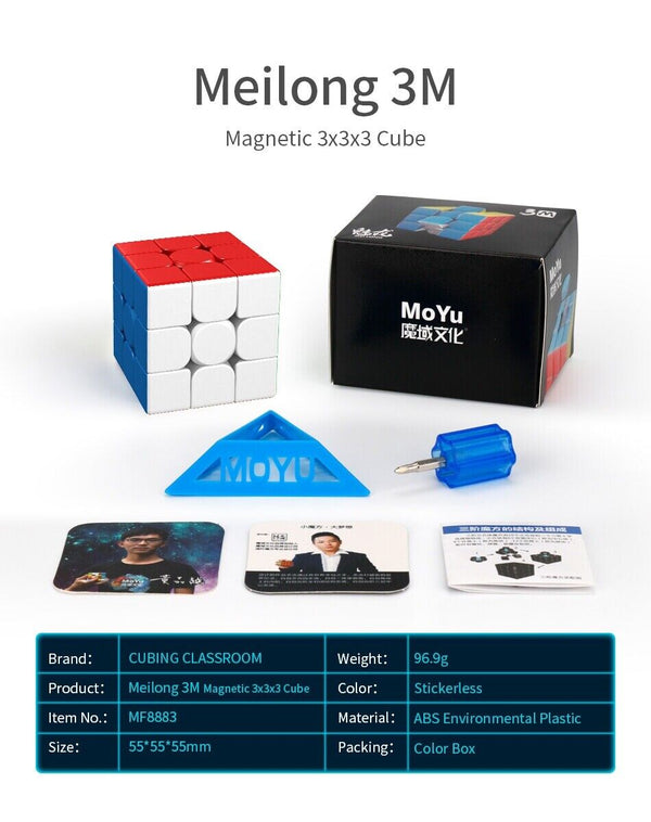 [MoYu MeiLong Magnetic Series] MeiLong 3x3 Pyraminx - Magnetic Twisty Puzzle - Chys Thijarah