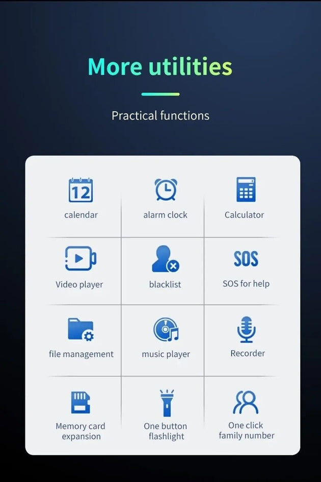 3 sim large capacity Power bank camping mobile phone with good signal - Chys Thijarah