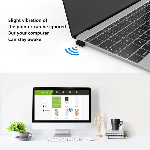 USB Mini Mouse Jiggler Mouse Mover Undetectable for Laptop or Desktop - Chys Thijarah