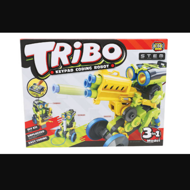 Tribo 3 In 1 Model Keypad Coding Robot - Brand New - Chys Thijarah
