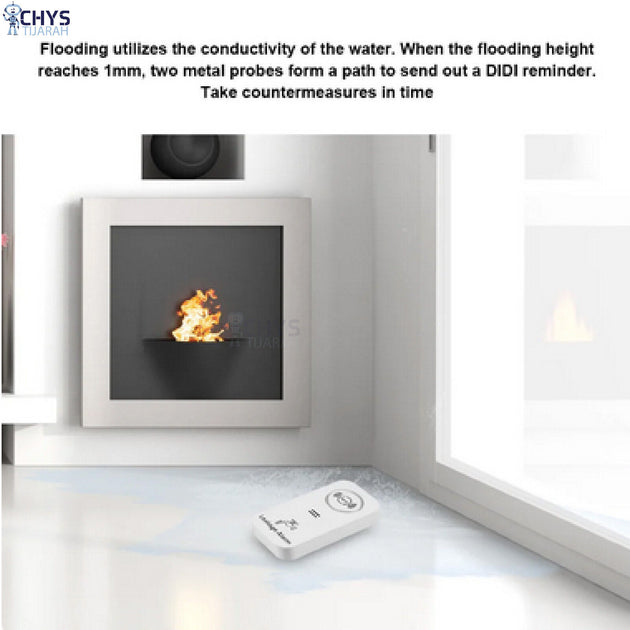 KERUI Wireless Water Sensor 90dB Alarm Water Leak Detector for Kitchen Bathroom - Chys Thijarah