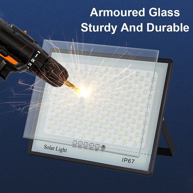 Solar Waterproof IP67 Emergency LED Reflector Garden Wall Security light - Chys Thijarah