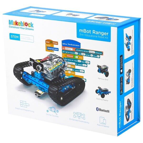 M Bot Box Makeblock mBot Ranger – 3-in-1 STEM Robotics for Kids